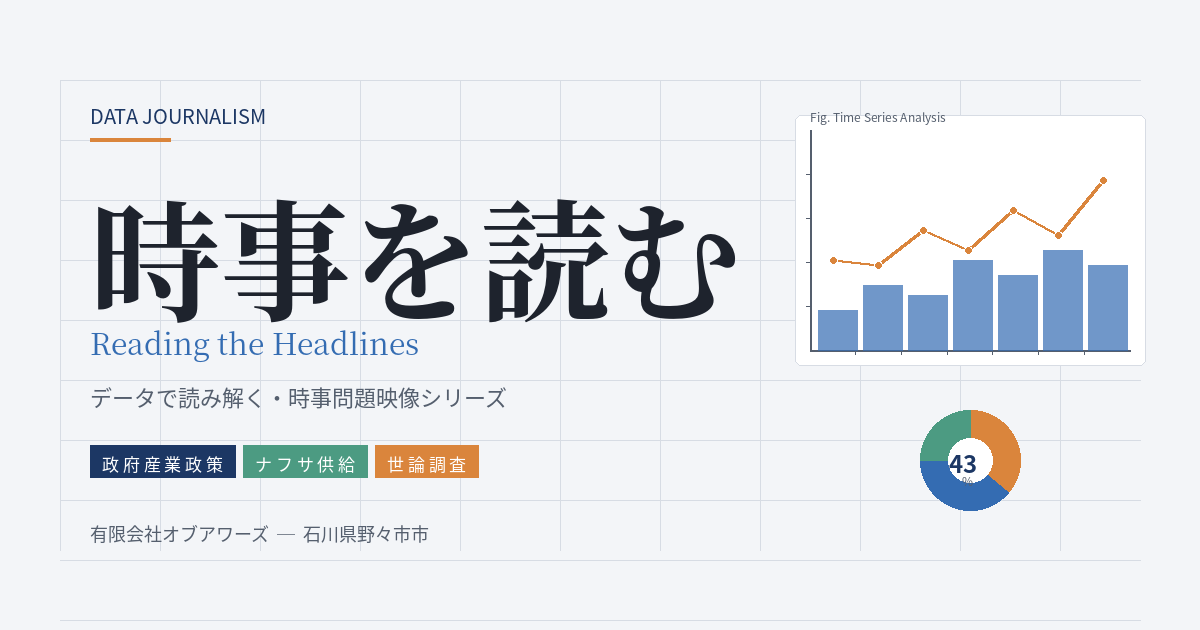 時事を読む｜データで読み解く時事問題映像シリーズ｜有限会社オブアワーズ