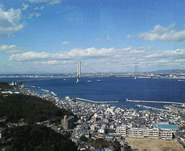 観覧車より明石大橋