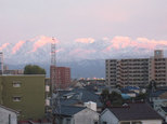 晩秋の立山